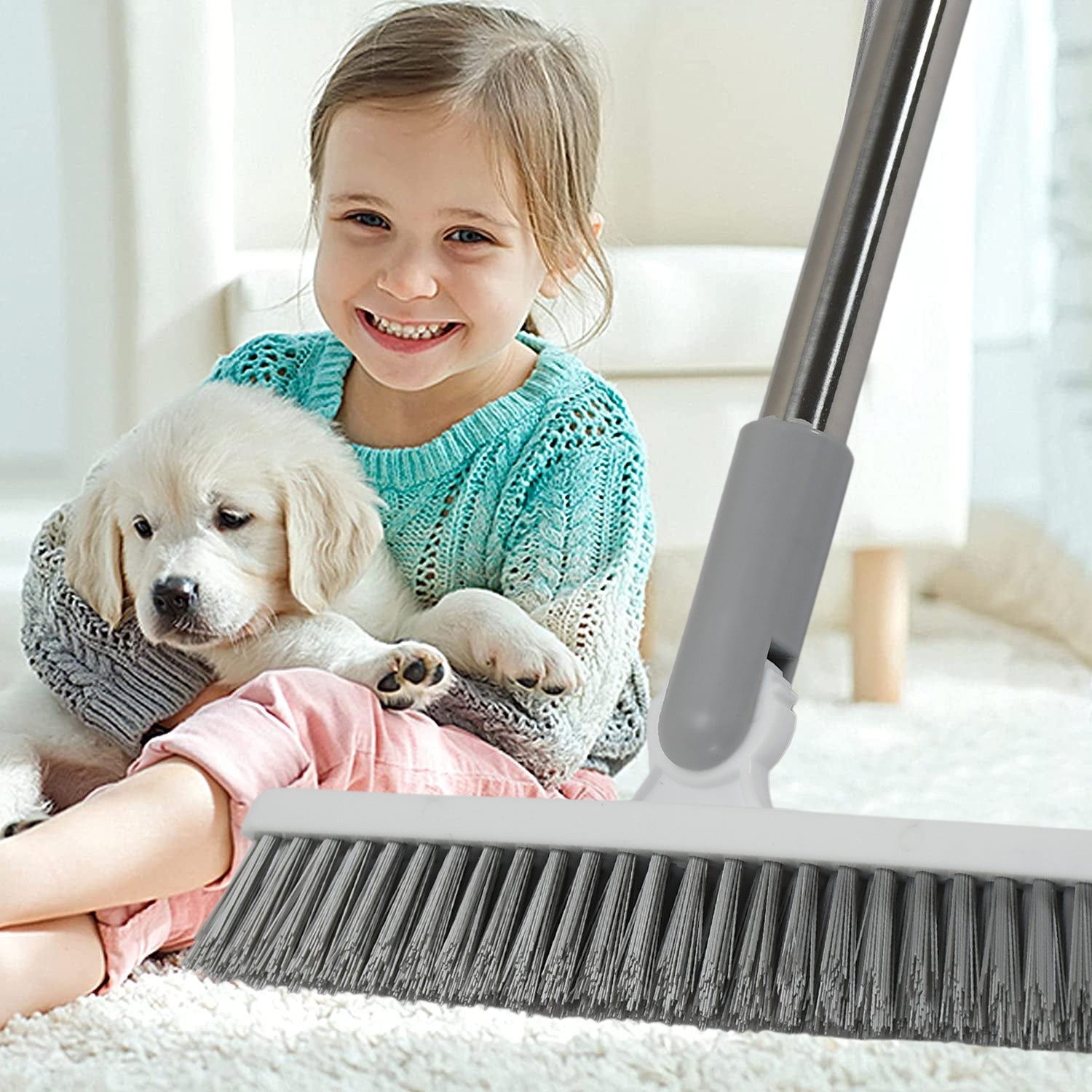 6698 Brush Crevice Floor Scrub Brush Rotatable Brush Head Bathtub Clean Tool Long Handle Grout Scrubber Indoor Kitchen Push Broom DeoDap 6698 Brush Crevice Floor Scrub Brush Rotatable Brush Head Bathtub Clean Tool Long Handle Grout Scrubber Indoor Kitchen Push Broom DeoDap